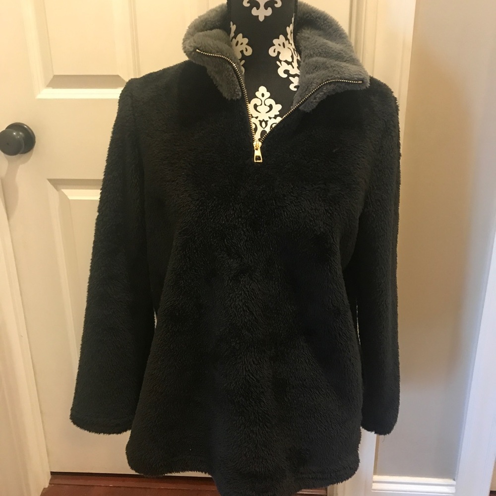 Fuzzy pullover!
